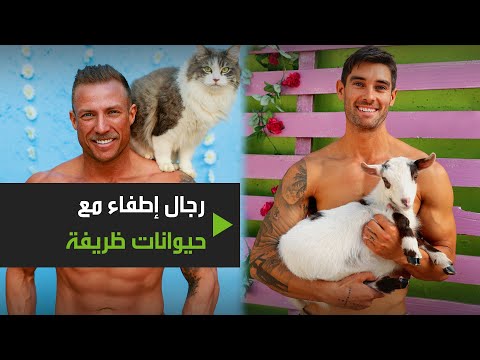 شاهد رجال إطفاء أستراليا يُشاركون في جلسة تصوير مع الحيوانات